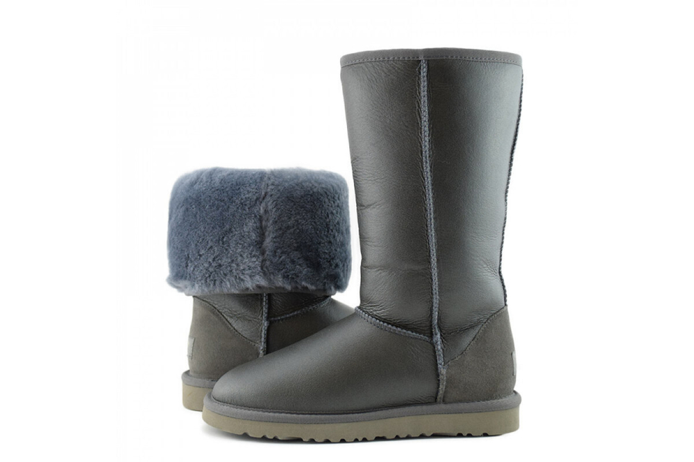 UGG Classic Tall Metallic Grey