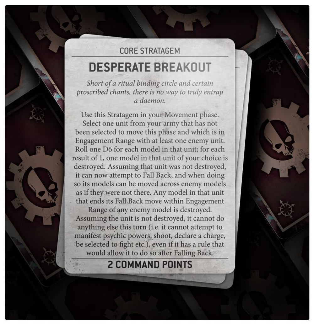 Datacards: Chaos Daemons 9 редакции на английском языке