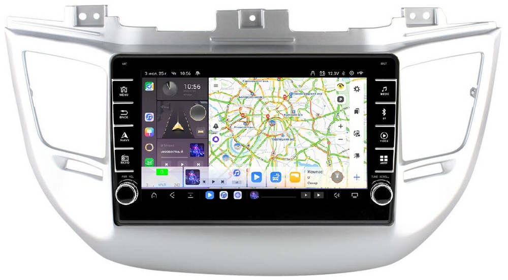 Магнитола для Hyundai Tucson 2016-2018 - Carmedia OL-9705 (кнопки и крутилки) Android 13, TS20, 6+128Гб, CarPlay, 4G SIM-слот