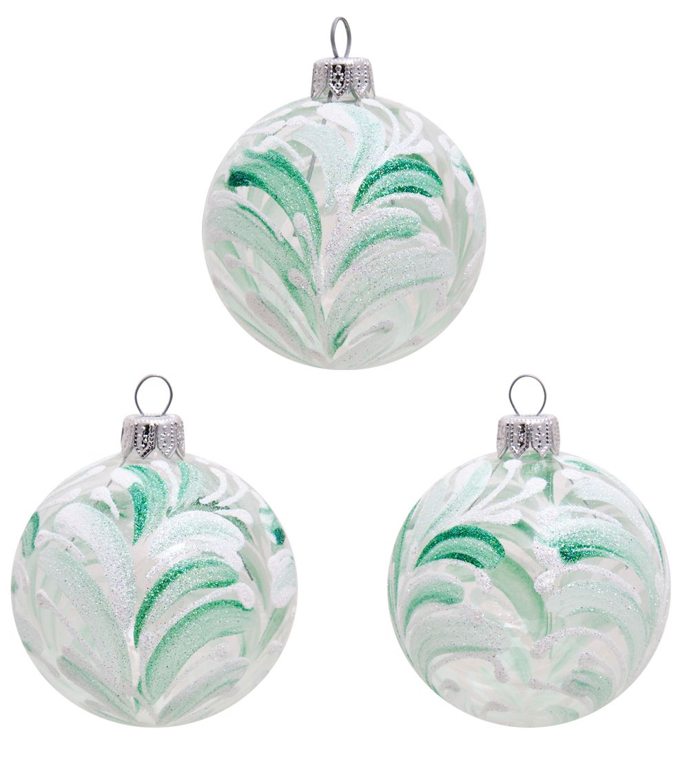 Элита НФШ-1197/2 Набор ел.украшений Шар 3шт «Искристый» 60 мм