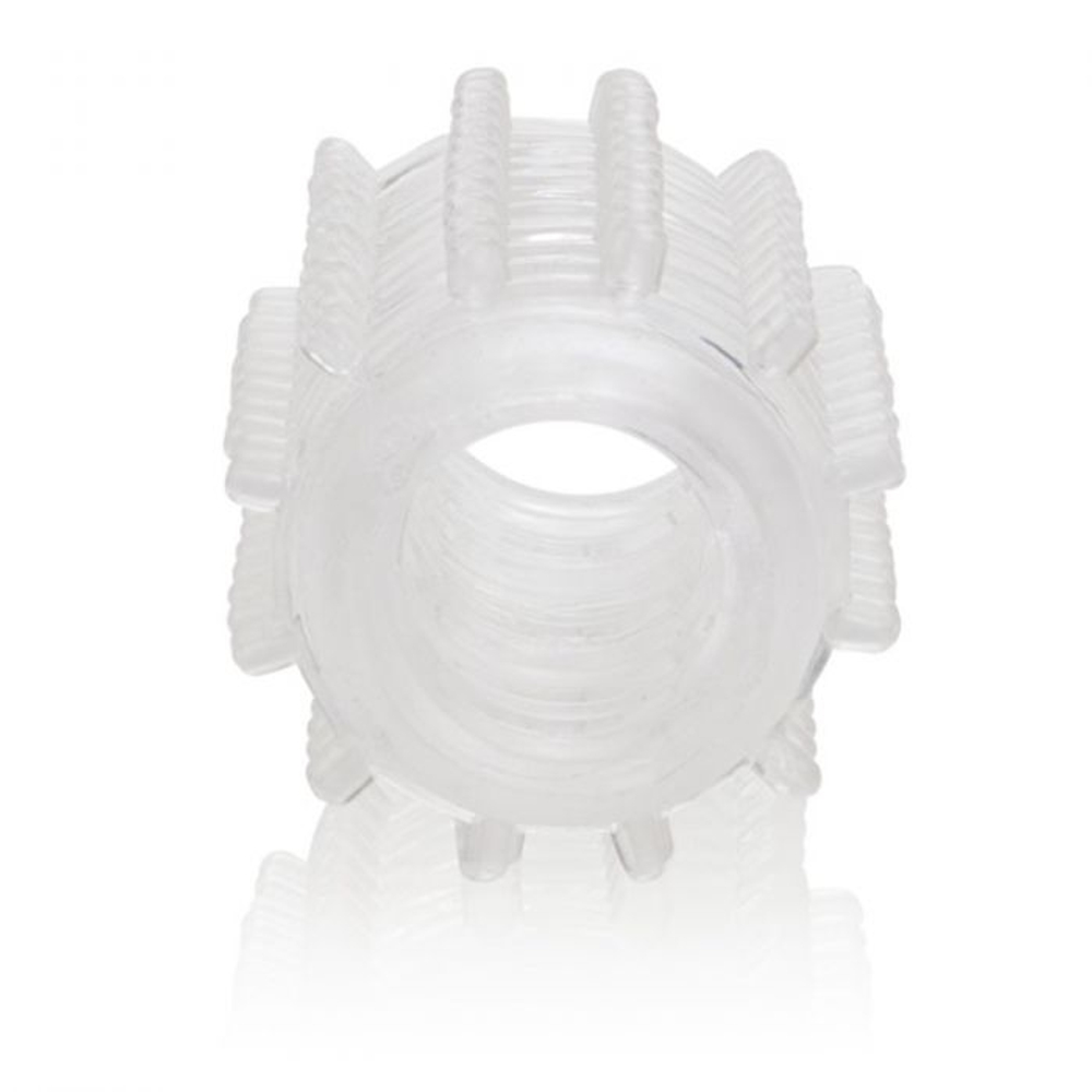 Двусторонний мастурбатор Dr. Joel Kaplan Reversible Masturbator (Цвет: прозрачный)