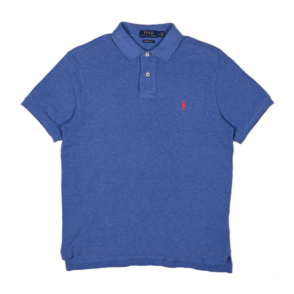 Классическое поло от Ralph Lauren светло-синего цвета, M