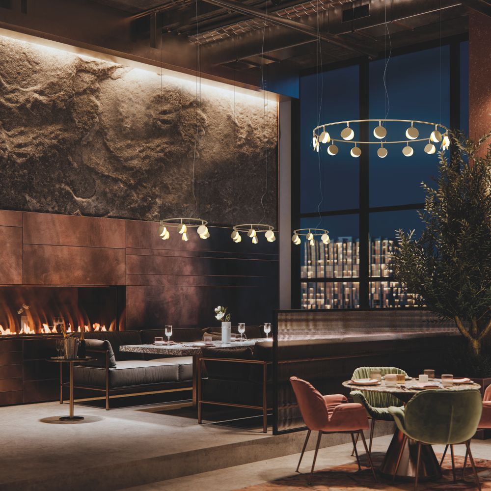 7262 Люстра подвесная SHELL