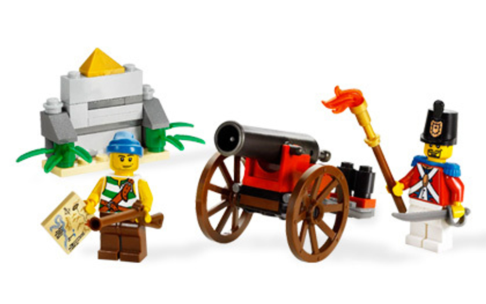 Конструктор LEGO 6239 Схватка с пушкой