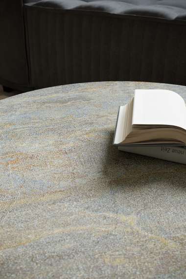 Стол журнальный Рикон гранж/винный металлик