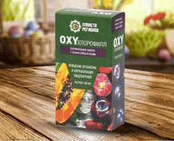 «OXYхлорофилл» хлорофилльный напиток с соком сливы и папайи. Очищение организма, нормализация пищеварения. (раствор 100 млл)
