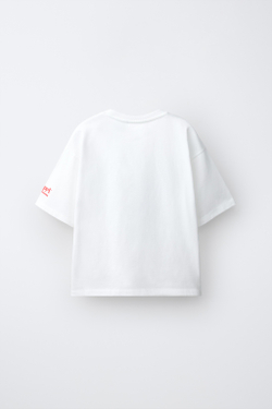 ZARA ФУТБОЛКА «ПЕППИ ДЛИННЫЙЧУЛОК» © ASTRID LINDGREN COMPANY, БЕЛЫЙ
