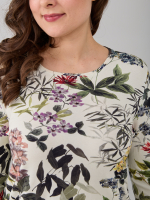 Лонгслив ЛНв-306/молоко-акварельгортензия