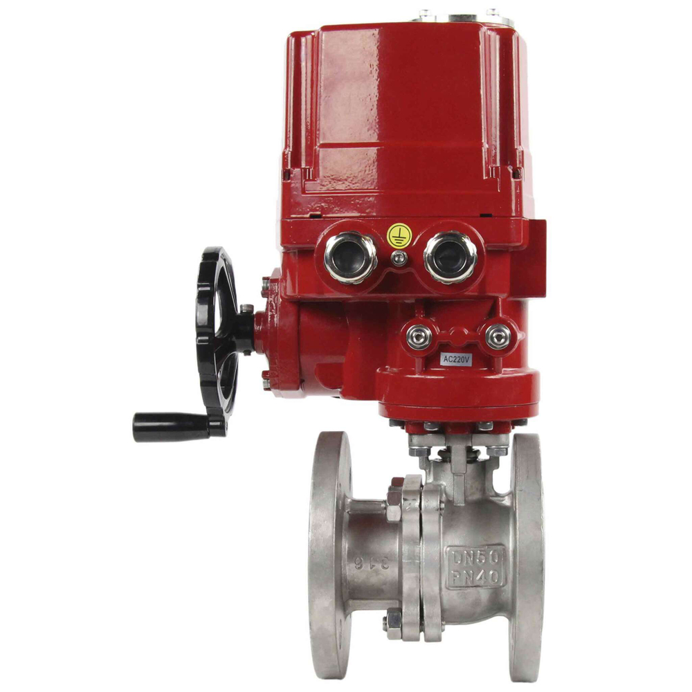 Stainless steel ball valve Elephant kchfp-elephant-ex-110/220v, body material - stainless steel AISI 316, ball material - stainless steel AISI 316, seal - PTFE, electric actuator operated