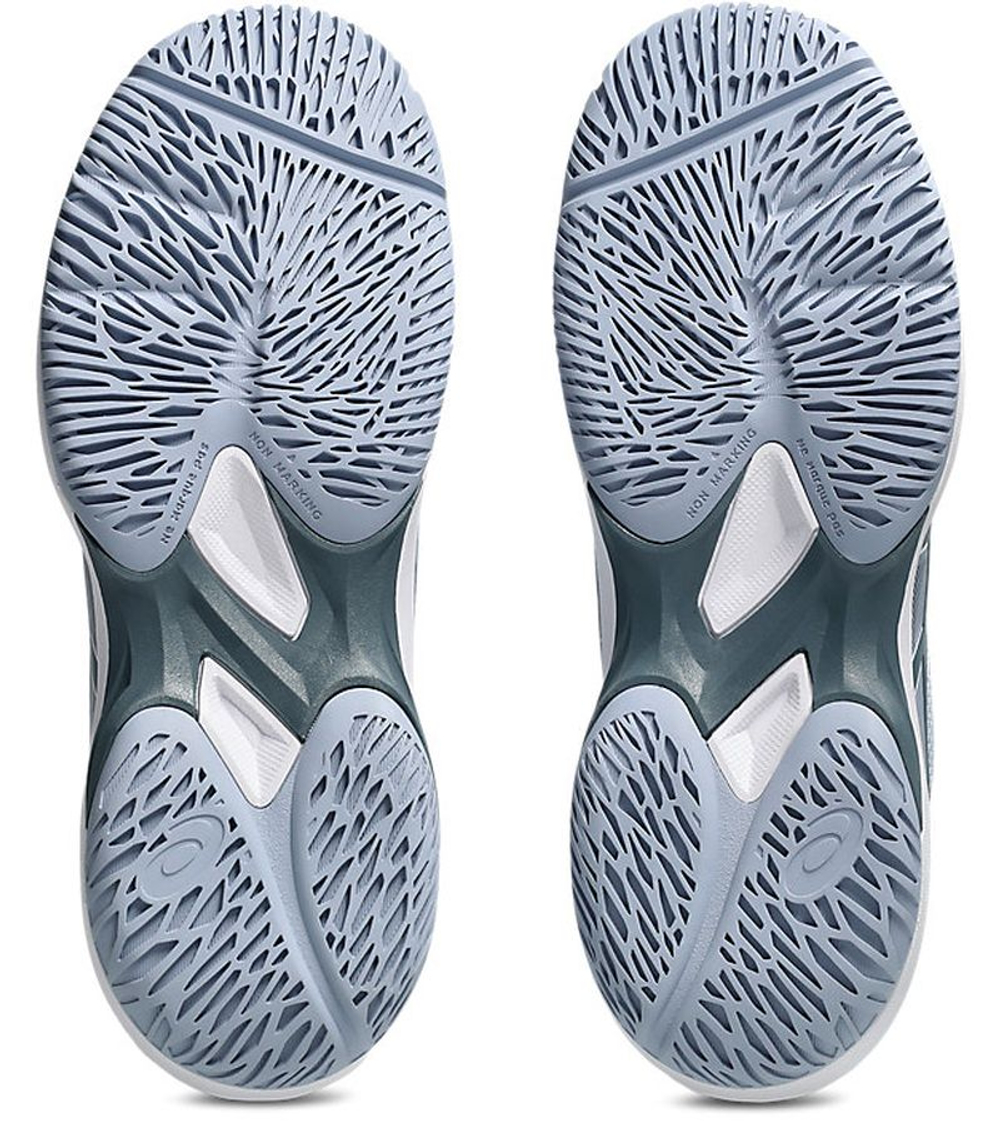 Детские теннисные кроссовки Asics Gel-Game GS - grey blue/ironclad