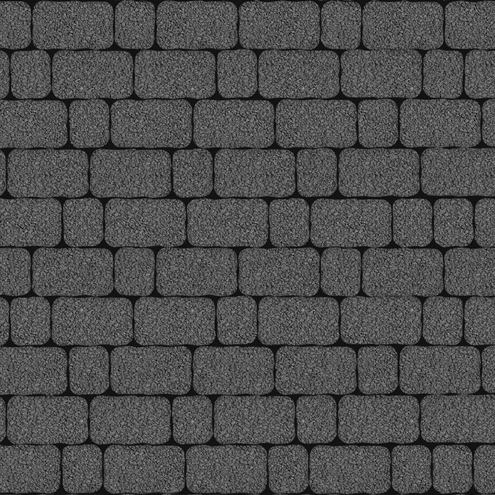 Тротуарная плитка Арена - Гранит Серый, комплект из 2 видов плит