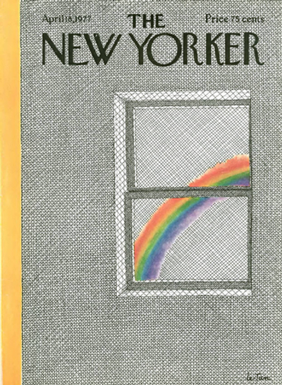 Журнал The New Yorker 18-04-1977, обложка