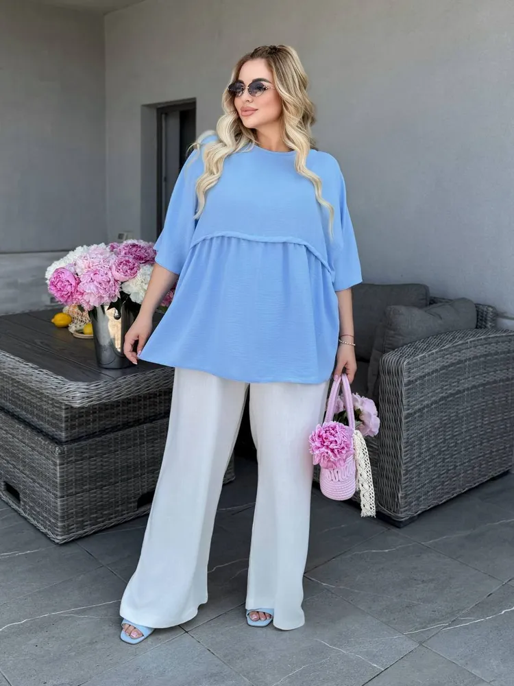 Блузка УК-2055-3 Фабрика Моды