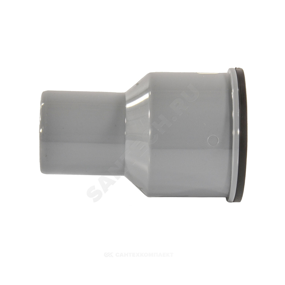 Переход PP-H на чугун серый BASE Дн 110х124 б/нап с манжетой VALFEX 23124110М