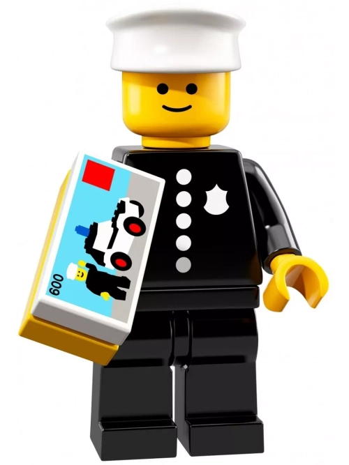 LEGO Minifigures Series 18 серия 71021 Полицейский 1978 года