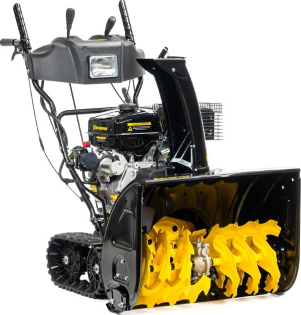Снегоуборщик бензиновый гусеничный электростартер CHAMPION STT1170E