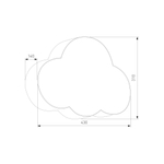 Настенный светильник 6074 Cloud