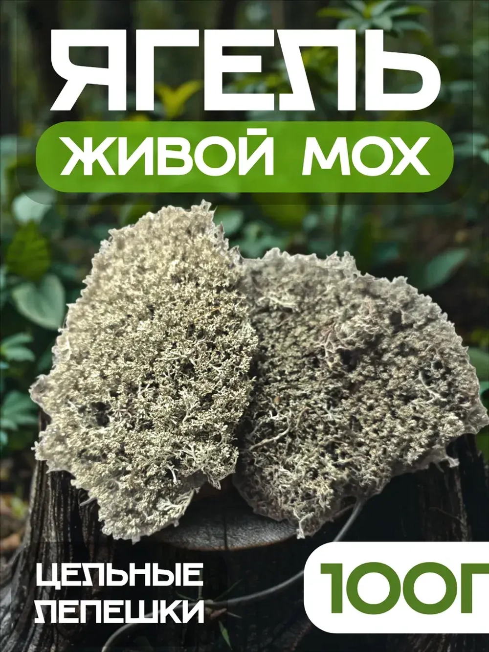 Ягель олений мох (кладония), 100 г.