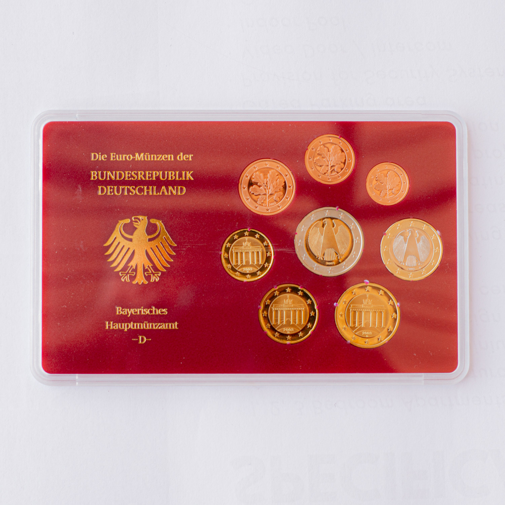 Germany 2003 Proof Coin Sets (A, D, F, G, J)
