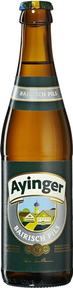Пиво Айингер Байриш Пилс / Ayinger Bairisch Pils 0.33 - стекло