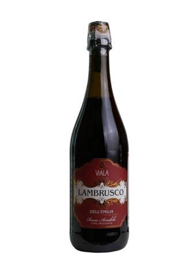 Вино Viala Lambrusco rosso 8%