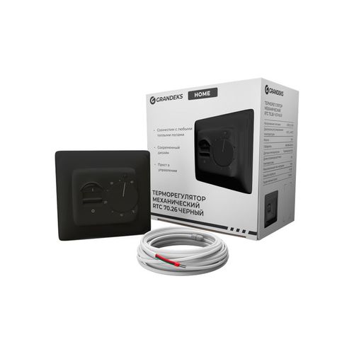 Терморегулятор Grandeks RTC 70.26 3,5 кВт черный