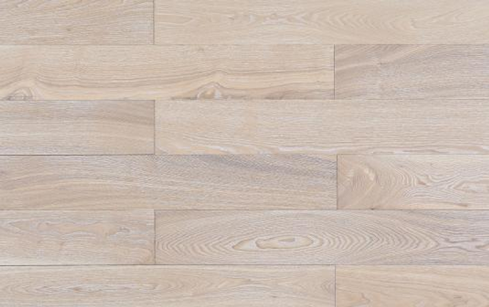 Паркетная доска Ясень Ваниль Браш Лак 14х189х1860 мм