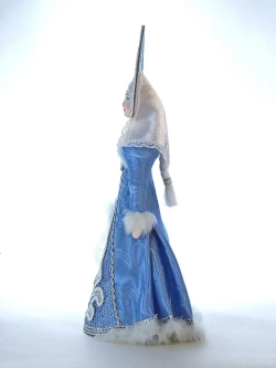 Кукла коллекционная Снегурочка. Новогодняя игрушка под елку