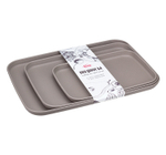 Подносы (набор из 3х штук - 24*17, 30,5*22, 35*25) М1108