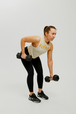 Майка NOBULL желтая в пятнах