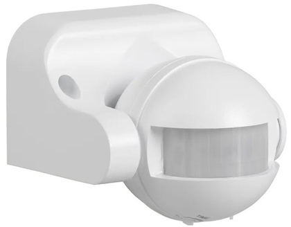 Датчик движения ДД-009 1100Вт 180град 12м IP44 белый IEK LDD10-009-1100-001