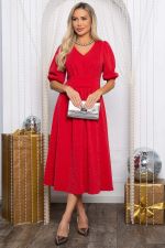 Платье праздничное Мадлен (красное) П14607-18М LT Collection