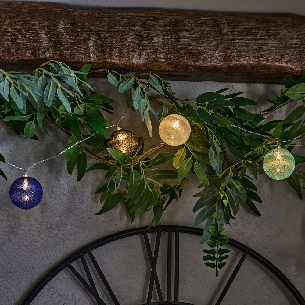 ULD-S0135-010-STB-2AA WARM WHITE IP20 TANGLES-2 Гирлянда светодиодная Клубки-2. на батарейках 2AA не в-к. 1.35м. 10 светодиодов. Теплый белый свет. Провод прозрачный. TM Uniel