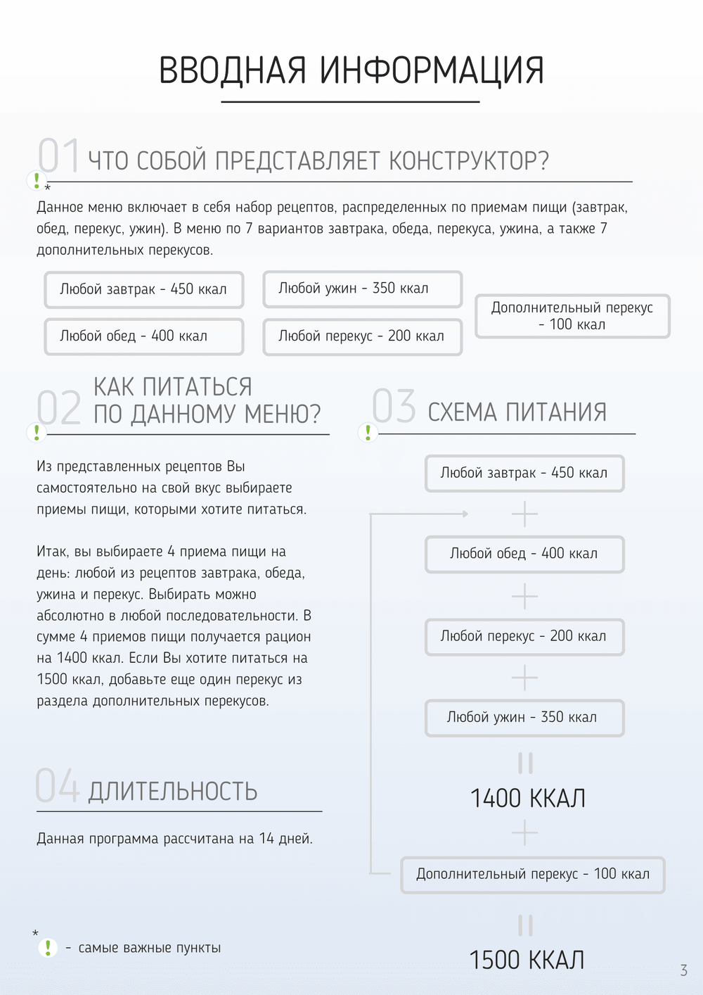 Все конструкторы (3 месяца) 1400-1500 ккал