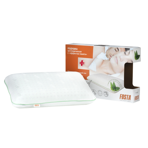 Подушка ортопедическая с эффектом памяти Fosta F 8041 с ароматом мяты