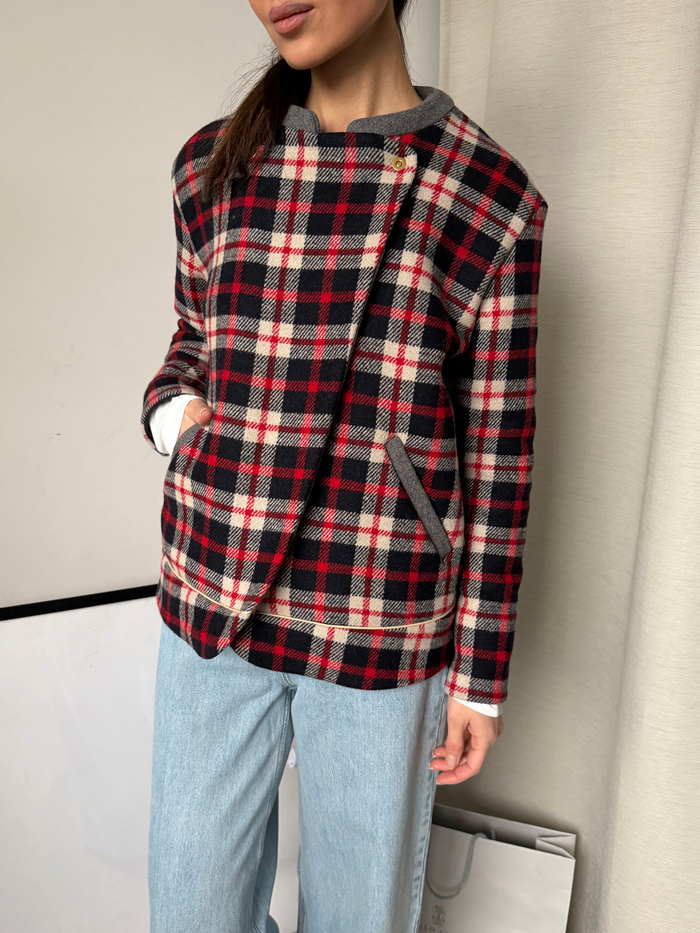 Шерстяное пальто Ba&sh, XS