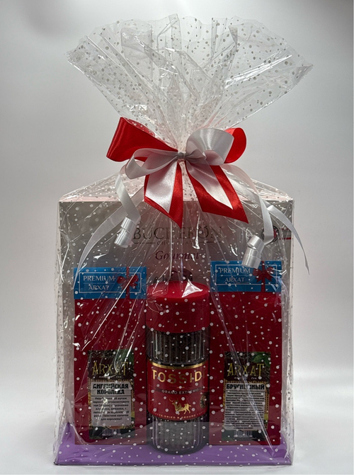 Подарочный набор 2026 нг !конфеты бушерон миндаль\чай архат 100гр\кофе тоссайд