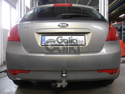 Фаркоп оцинкованный Galia K029C для Hyundai i30 хетчбек FD 2007-2010, Kia Ceed хетчбек 2006-2012(паспорт и сертификат в комплекте)(без электрики)