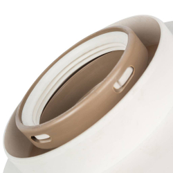 STOUT Элемент дымохода Ø80/80 адаптер для подкл. разд. труб (совместимый  Bosch (фланец ) PP-Ryton