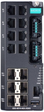 Коммутатор управляемый MOXA EDS-4014-4GS-2QGS-HV