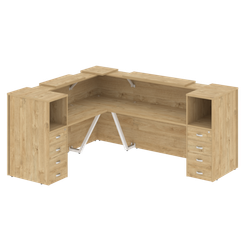 Onix Ресепшн O.R-K-29 Тиквуд Светлый 2575*2175*1187