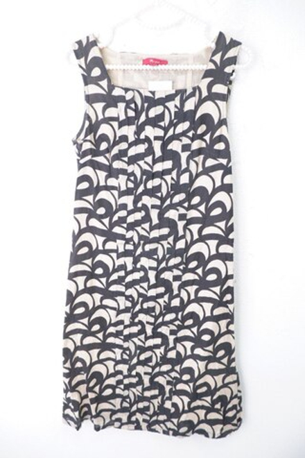 Платье Monsoon с черным узором 42 размер