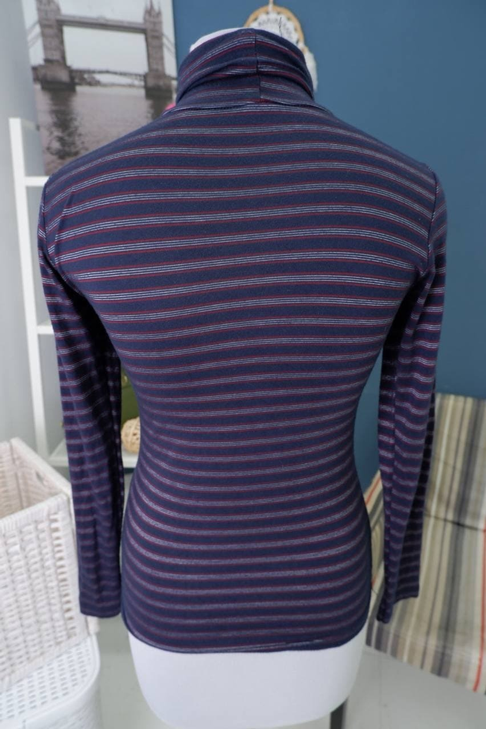 Водолазка в полоску 46 размер