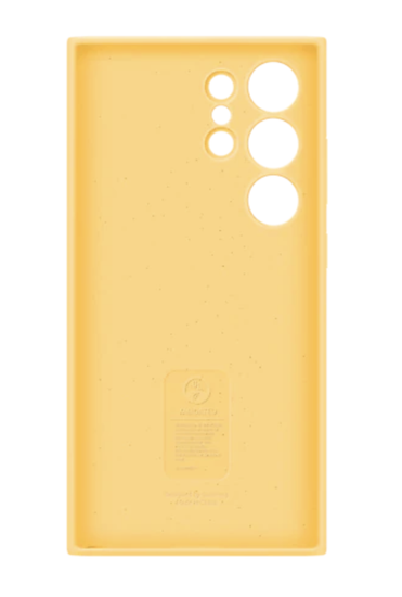 Чехол-накладка Silicone Case S24 Ultra ( Желтый)