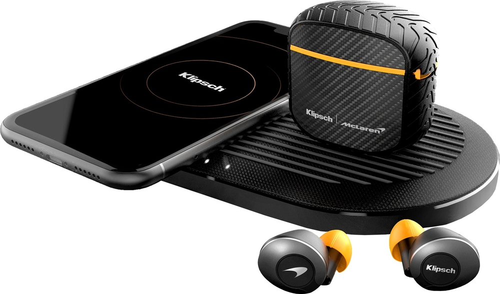 Наушники Klipsch T5 II TRUE Wireless Anc McLaren Edition, черный