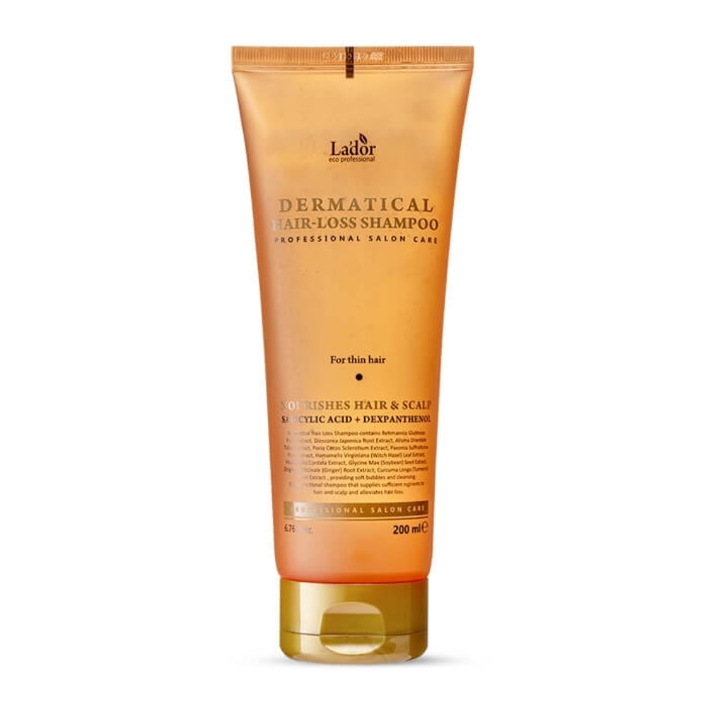Укрепляющий шампунь для тонких волос Lador Dermatical Hair-Loss Shampoo For Thin Hair