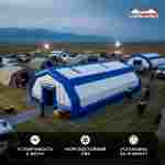 Модуль пневмокаркасный МЧС «Защита» из ПВХ 15×5×4 м,склад гуманитарной помощи