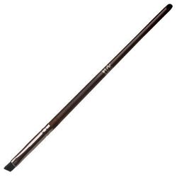 Evabond Кисть макияжная скошенная для бровей, натуральный шелк