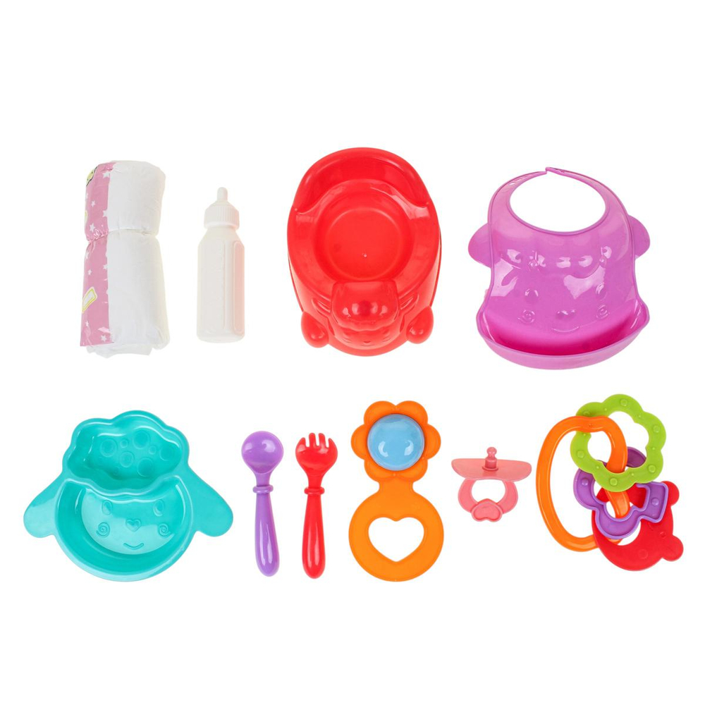 Пупс функциональный с аксесс., рюкзак WZB168-19