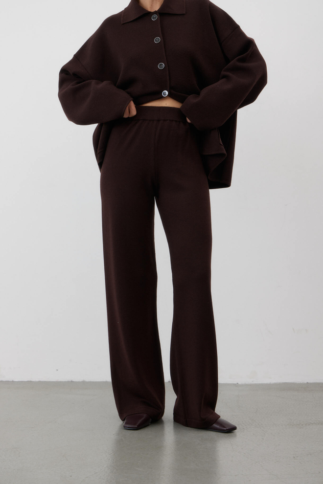 Брюки из шерсти мериноса